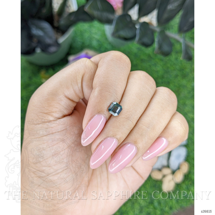 1.16 Ct. Bluish Green Sapphire from Nigeria
