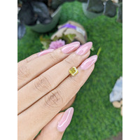 1.20 Ct. Greenish Yellow Sapphire from Nigeria Life Style