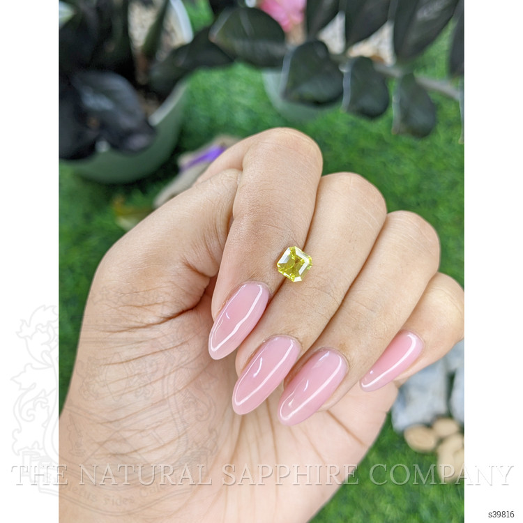 1.20 Ct. Greenish Yellow Sapphire from Nigeria