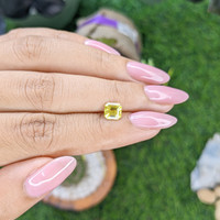 1.20 Ct. Greenish Yellow Sapphire from Nigeria Life Style