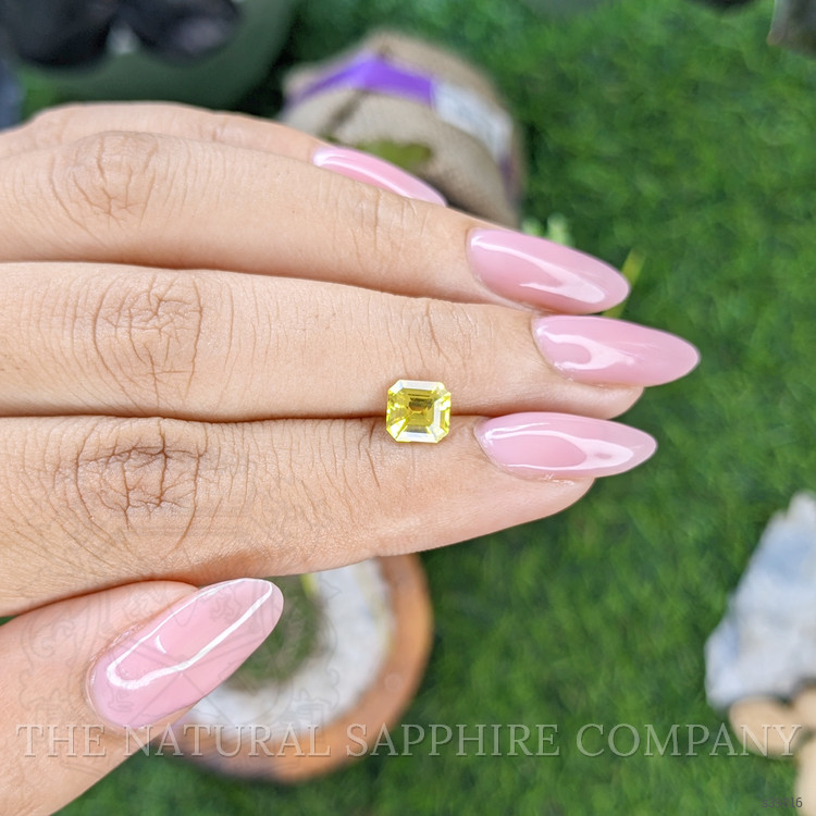 1.20 Ct. Greenish Yellow Sapphire from Nigeria