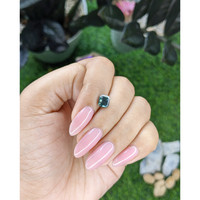 1.50 Ct. Bluish Green Sapphire from Nigeria Life Style