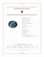 2.12 Ct. Greenish Blue Sapphire from Nigeria Scan Report