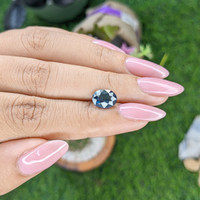 2.12 Ct. Greenish Blue Sapphire from Nigeria Life Style