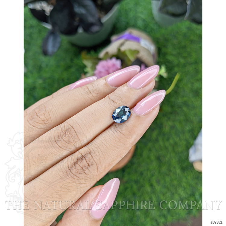 2.12 Ct. Greenish Blue Sapphire from Nigeria