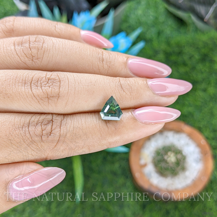 2.50 Ct. Green Sapphire from Nigeria