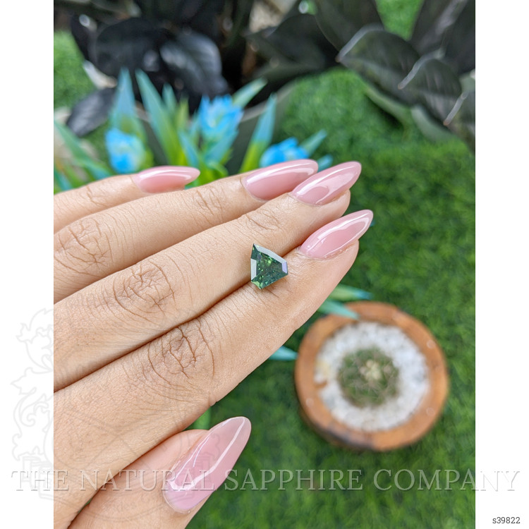 2.50 Ct. Green Sapphire from Nigeria