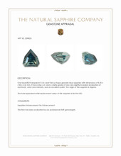 2.56 Ct. Greenish Blue Sapphire from Nigeria Appraisal