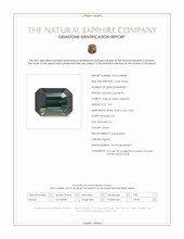 3.01 Ct. Green Sapphire from Nigeria Scan Report