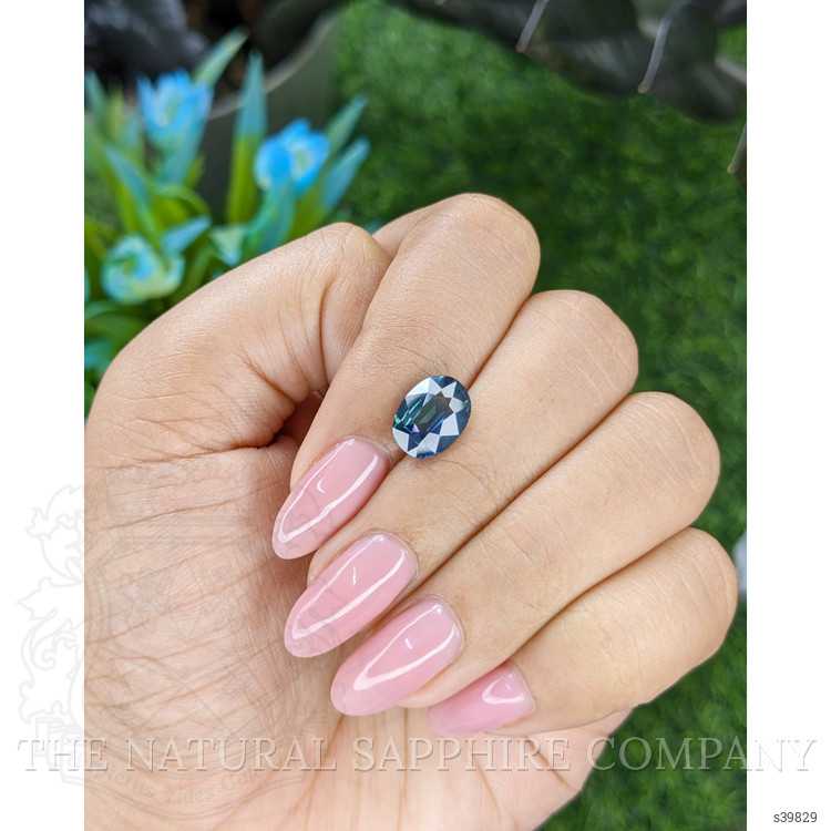 3.03 Ct. Greenish Blue Sapphire from Nigeria