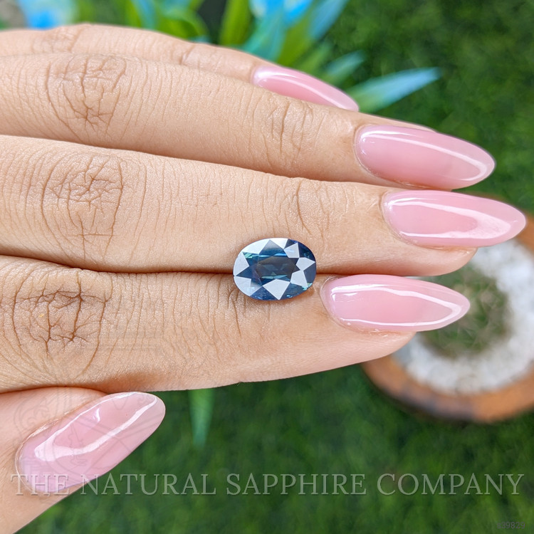 3.03 Ct. Greenish Blue Sapphire from Nigeria