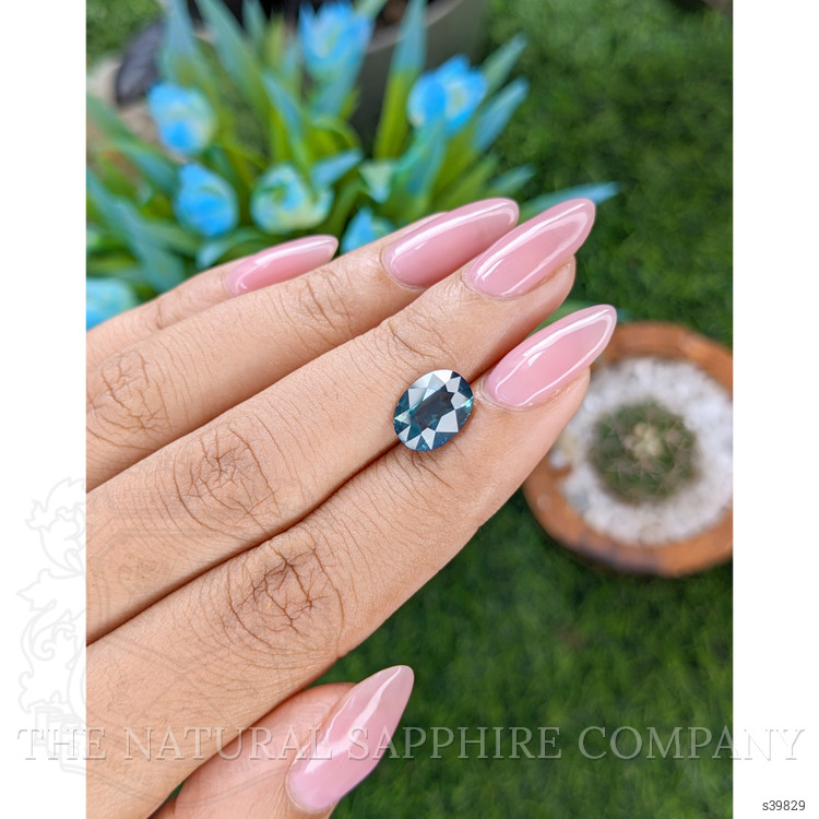 3.03 Ct. Greenish Blue Sapphire from Nigeria