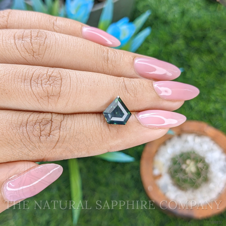 3.55 Ct. Bluish Green Sapphire from Nigeria