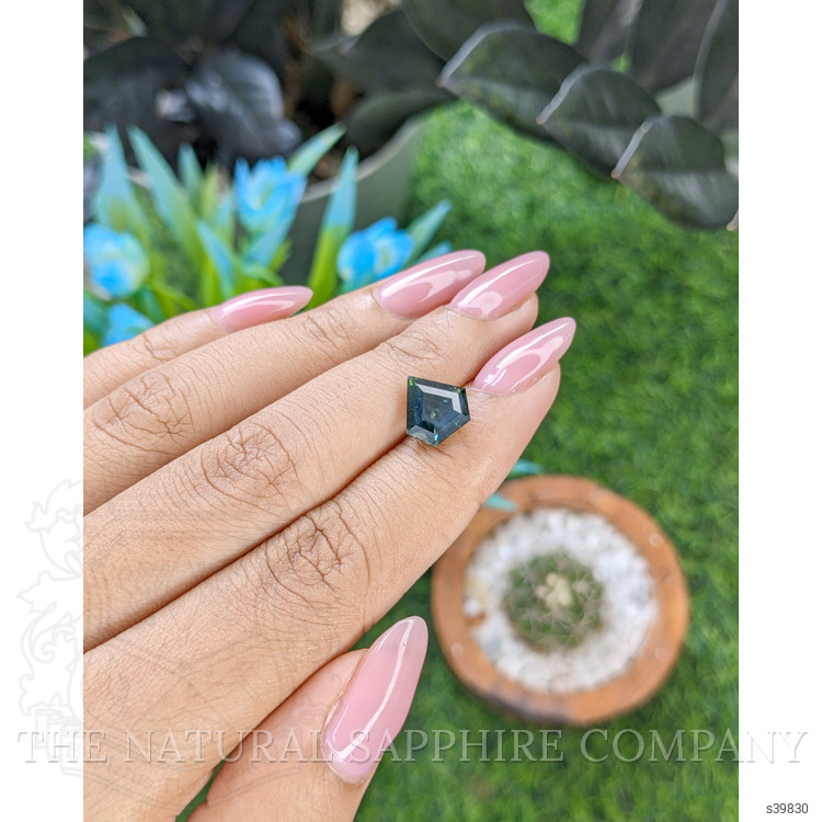 3.55 Ct. Bluish Green Sapphire from Nigeria