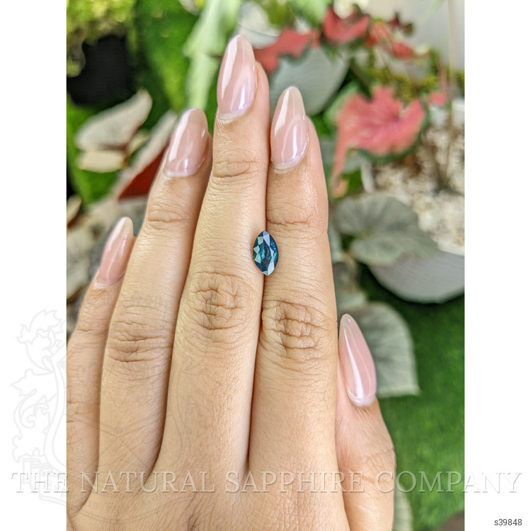 1.31 Ct. Greenish Blue Sapphire from Madagascar