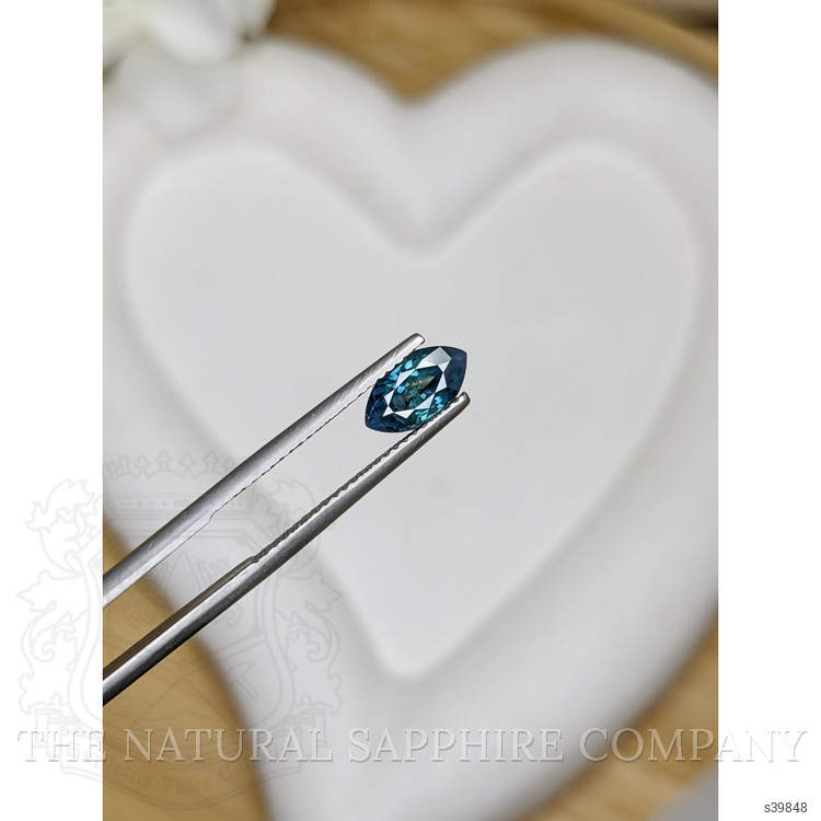 1.31 Ct. Greenish Blue Sapphire from Madagascar