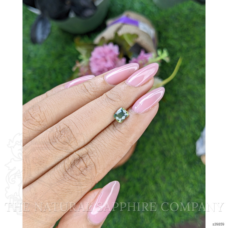 1.11 Ct. Yellowish Green Sapphire from Madagascar