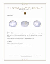 7.48 Ct. Grey Star Sapphire from Ceylon (Sri Lanka) Appraisal