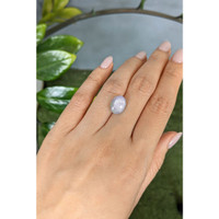 7.48 Ct. Grey Star Sapphire from Ceylon (Sri Lanka) Life Style