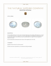 15.33 Ct. Bluish Grey Star Sapphire from Ceylon (Sri Lanka) Appraisal