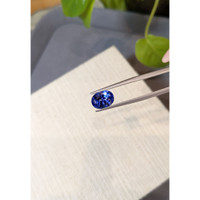3.91 Ct. Blue Sapphire from Madagascar Life Style