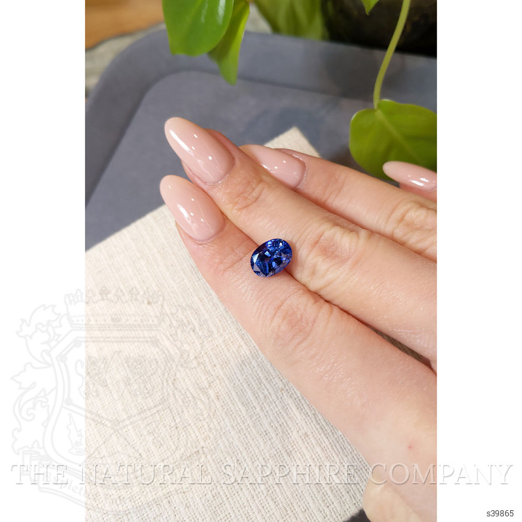 3.91 Ct. Blue Sapphire from Madagascar