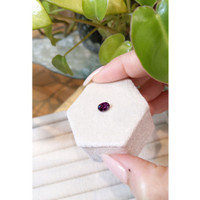 0.93 Ct. Pinkish Purple Sapphire from Ceylon (Sri Lanka) Life Style