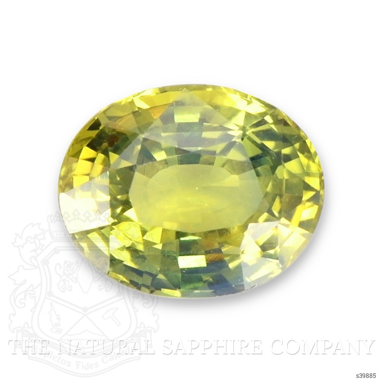 1.63 Ct. Greenish Yellow Sapphire from Madagascar