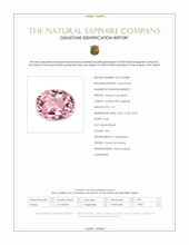 1.31 Ct. Pink Sapphire from Ceylon (Sri Lanka) Scan Report
