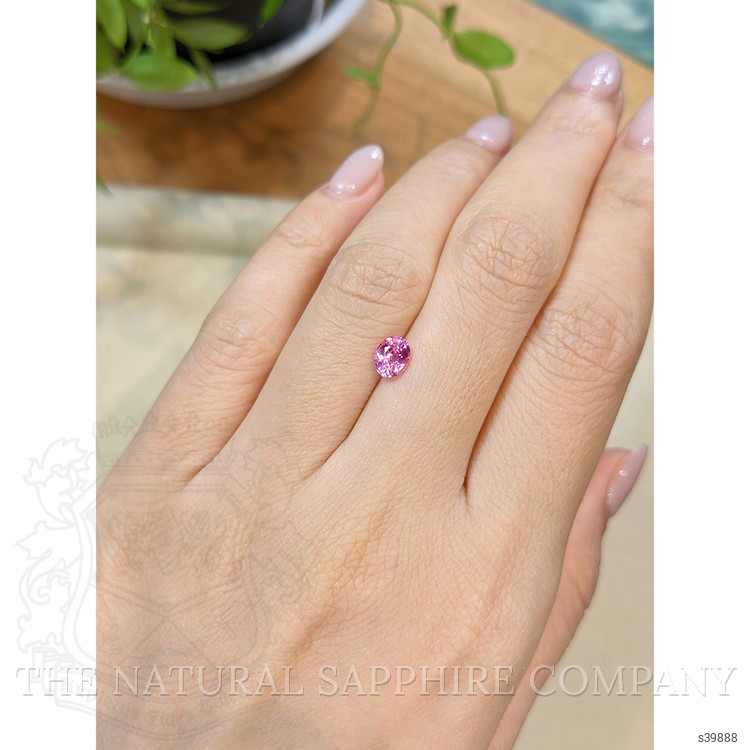 0.79 Ct. Purplish Pink Sapphire from Ceylon (Sri Lanka)