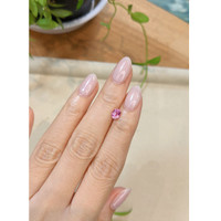 0.79 Ct. Purplish Pink Sapphire from Ceylon (Sri Lanka) Life Style