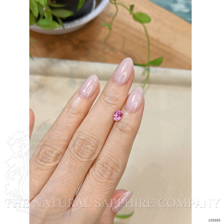 0.79 Ct. Purplish Pink Sapphire from Ceylon (Sri Lanka)