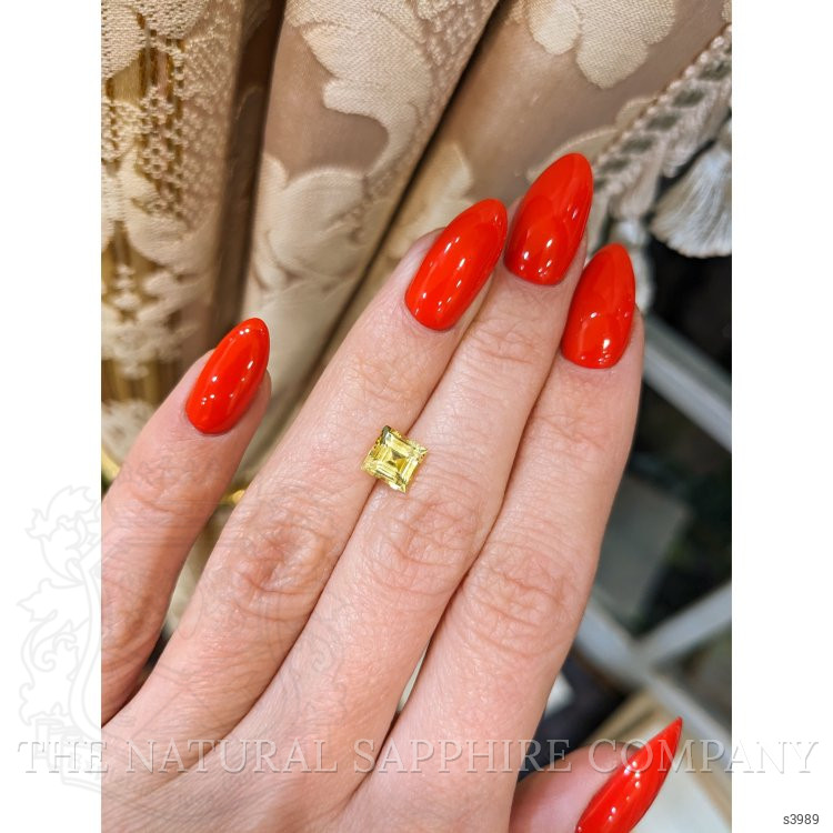 1.61 Ct. Yellow Sapphire from Ceylon (Sri Lanka)