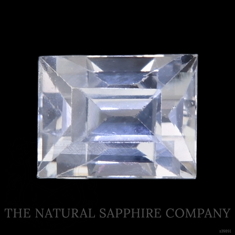 0.91 Ct. White Sapphire from Ceylon (Sri Lanka)