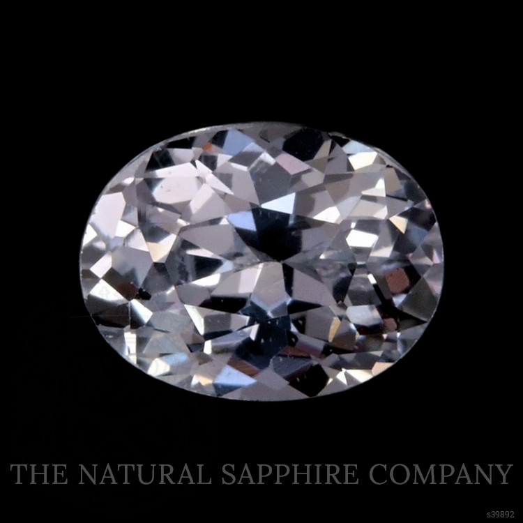 0.69 Ct. White Sapphire from Ceylon (Sri Lanka)