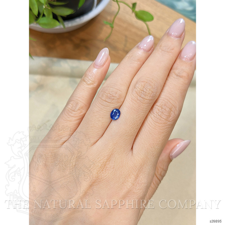 0.95 Ct. Blue Sapphire from Ceylon (Sri Lanka)