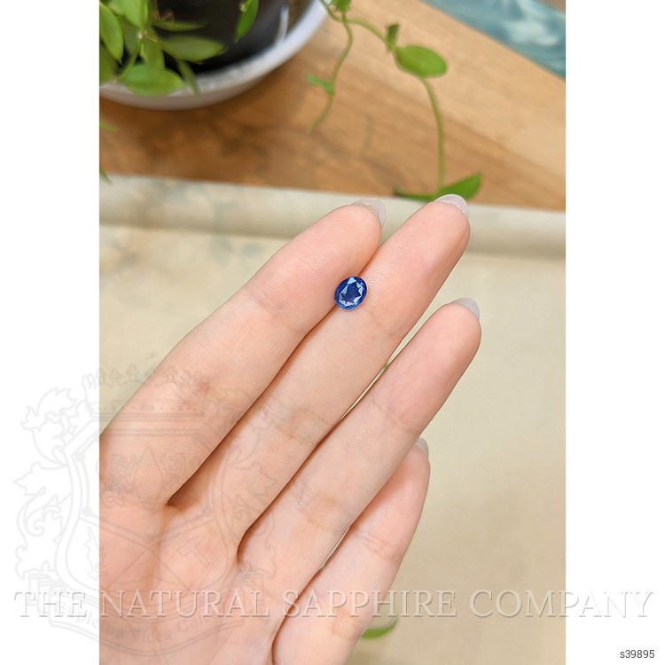 0.95 Ct. Blue Sapphire from Ceylon (Sri Lanka)