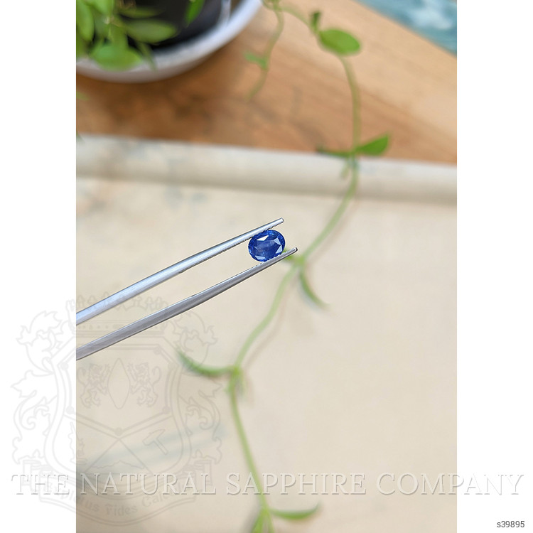 0.95 Ct. Blue Sapphire from Ceylon (Sri Lanka)
