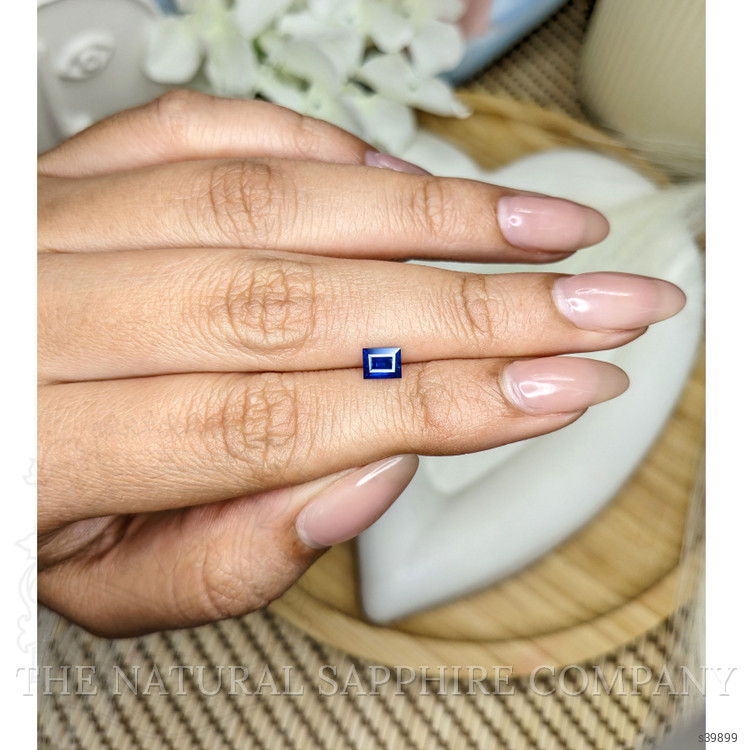 0.54 Ct. Blue Sapphire from Ceylon (Sri Lanka)