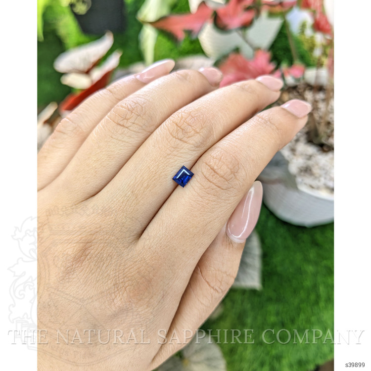 0.54 Ct. Blue Sapphire from Ceylon (Sri Lanka)