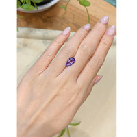 2.60 Ct. Purple Sapphire from Ceylon (Sri Lanka) Life Style