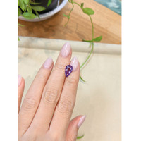 2.60 Ct. Purple Sapphire from Ceylon (Sri Lanka) Life Style