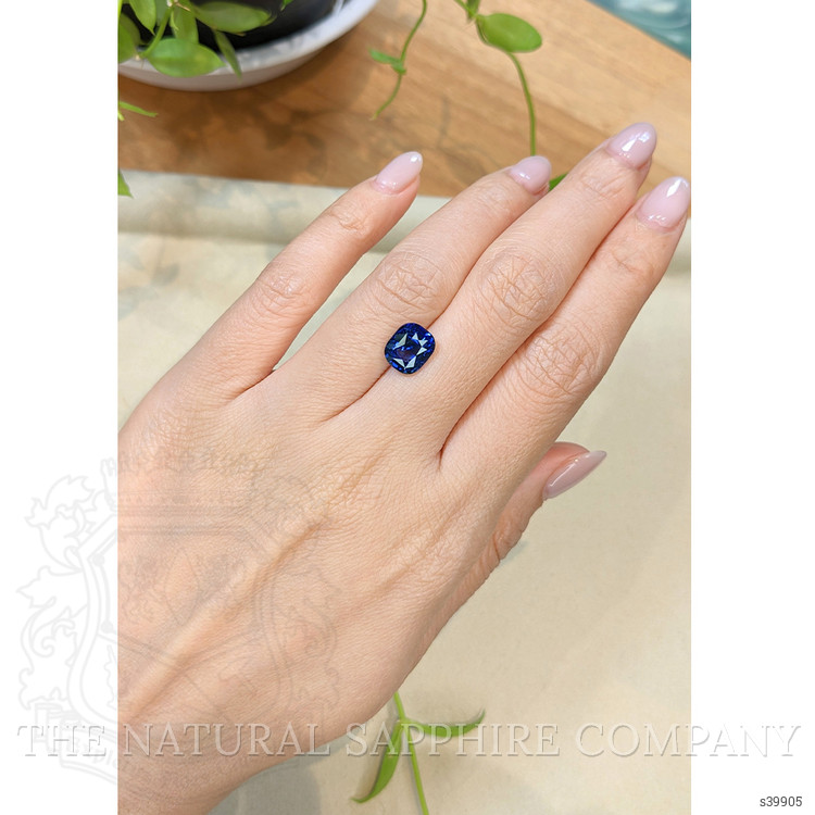 3.52 Ct. Blue Sapphire from Ceylon (Sri Lanka)