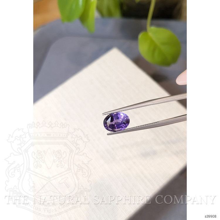 4.00 Ct. Purple Sapphire from Ceylon (Sri Lanka)