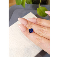 3.03 Ct. Blue Sapphire from Ceylon (Sri Lanka) Life Style