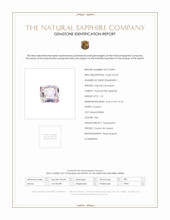 1.51 Ct. Pink Sapphire from Ceylon (Sri Lanka) Scan Report