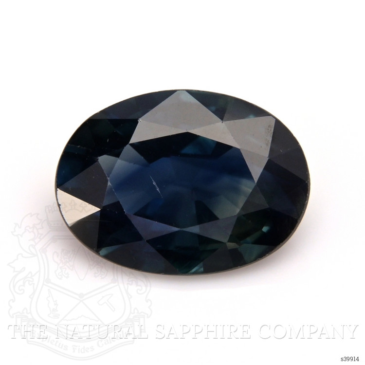 1.23 Ct. Greenish Blue Sapphire from Ceylon (Sri Lanka)