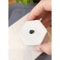 1.66 Ct. Bluish Green Sapphire from Ceylon (Sri Lanka) Life Style