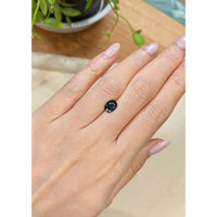 1.51 Ct. Greenish Blue Sapphire from Ceylon (Sri Lanka) Life Style