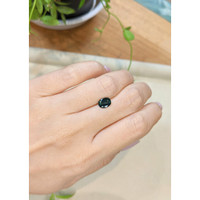1.58 Ct. Bluish Green Sapphire from Ceylon (Sri Lanka) Life Style